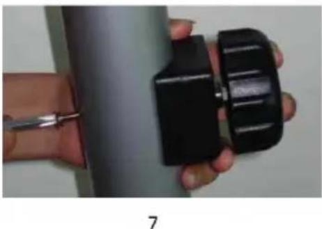 Klarfit Mobi FX 250 - Come estrarre il cavo di prolunga dal supporto anteriore: - 7