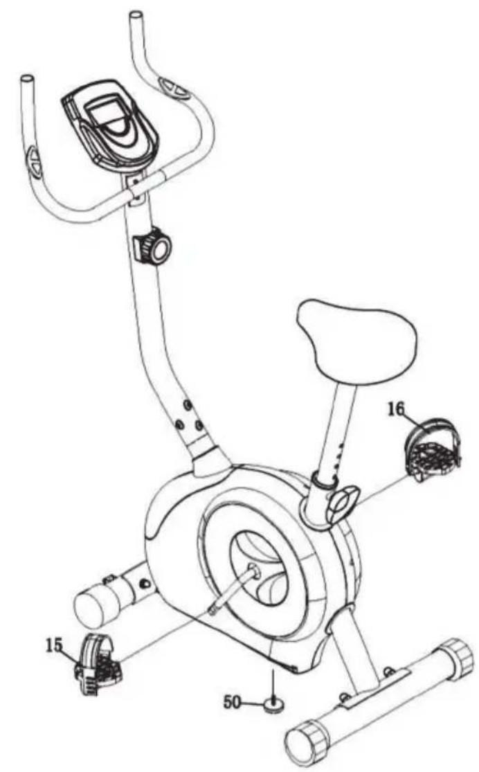 Klarfit Mobi FX 250 - Cóme SACAR el cable alargador del soporte delantero: - 11