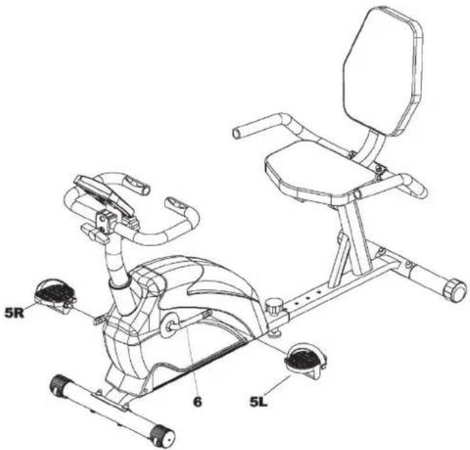 Klarfit Recumbent Relaxbike 5G - Step 7: - 1
