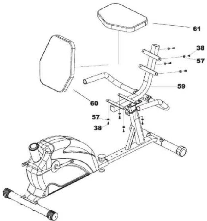 Klarfit Recumbent Relaxbike 5G - Step 4: - 1