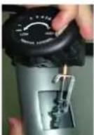 Klarfit Recumbent Relaxbike 5G - Fixation du régleur de tension - 4