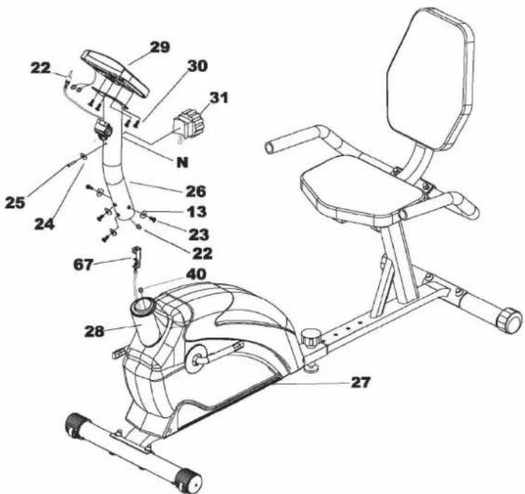 Klarfit Recumbent Relaxbike 5G - Step 5: - 2