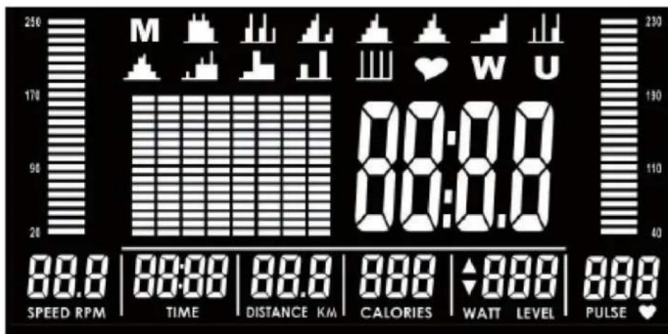 Cardiostrong BC50 - Affichage de la console - 2