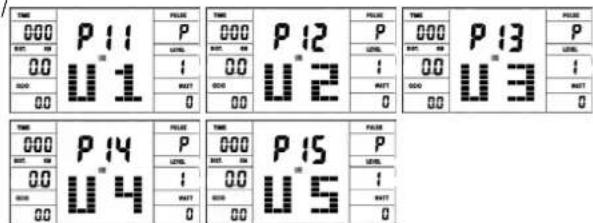 Christopeit AL 2 - P11 - P15: indiv. training programs (U1-U5) - 1