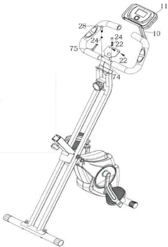 Klarfit Azura CF - Schritt 4: Anbringung der Pedale - 1