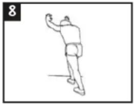 Powerpeak FHT8320P - Exercices pour les mollets/tendons d'Achille (8) - 1