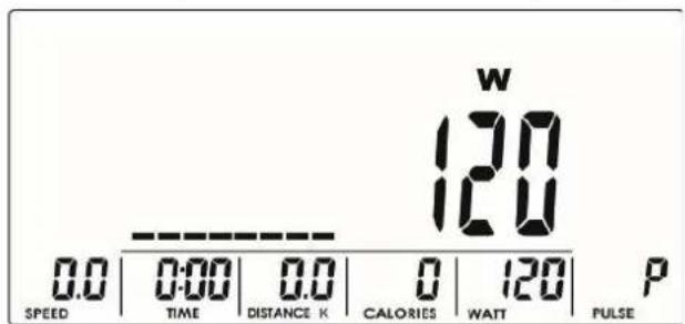 Cardiostrong BX70i - WATT MODE - Mode watts - 1