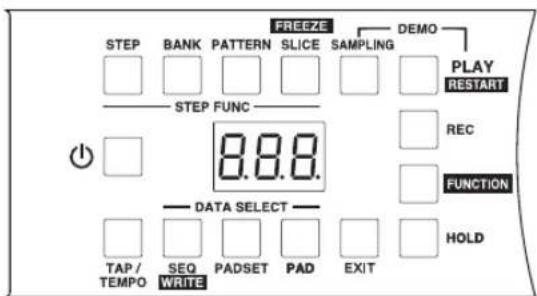 CASIO XWPD1 - ① Panneau de sélecteurs - 1