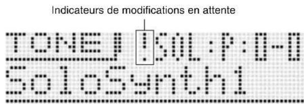 CASIO XWP1 - Lorsque vous avez modifie tout ce qui devait I'être, appuyez sur ⑦ EDIT. - 1