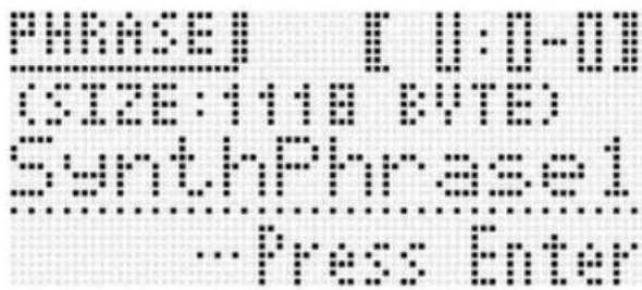CASIO XWP1 - Pour sauvegarder une phrase - 1
