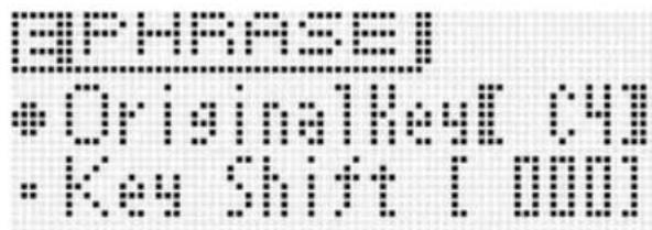 CASIO XWG1 - Réglages des données d'une phrase - 1