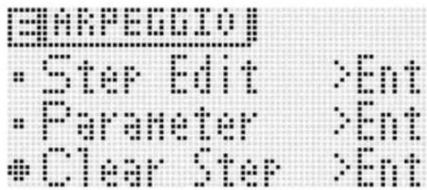 CASIO XWG1 - Suppression de données d'arpèges - 1