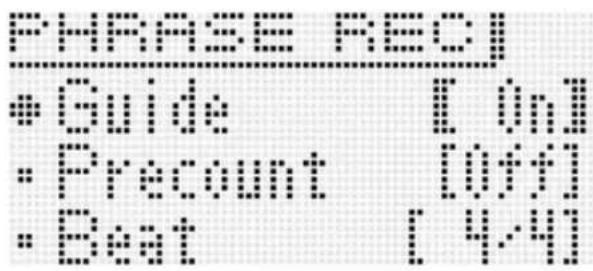 CASIO XWG1 - ■Quantisation des notes (Note Qntz) - 1
