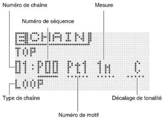 CASIO XWG1 - Pour créer une chaîne - 2