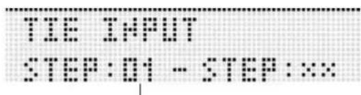 CASIO XWG1 - Tout en tenant ① STEP SEQUENCER enfoncé, appuyez sur la touche 1 à 16 ④ correspondant au numéro de pas de la première note du groupe de notes liées. - 1