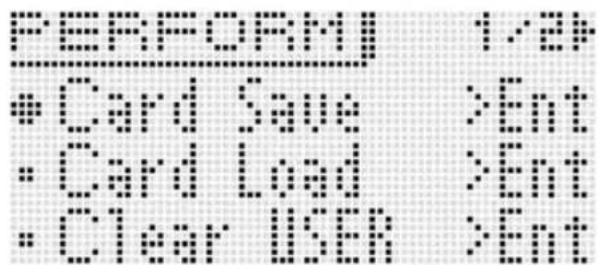 CASIO XWG1 - Pour sauvegarder des données du Synthétiseur sur une carte mémoire - 1