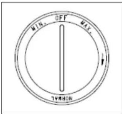 Klarstein Garfield - Adjusting the thermostat - 1