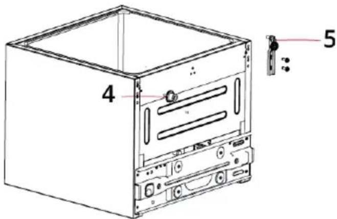 Klarstein Garfield - Para girar la puerta - 3