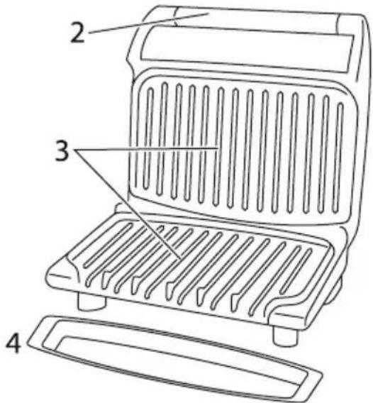 RUSSELL HOBBS Cottage Floral Grill 1852456 - 1