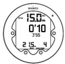 SUUNTO Zoop Novo - Mode Profondimetre - 3