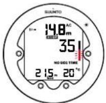 SUUNTO Zoop Novo - Vitesse de remontée - 2