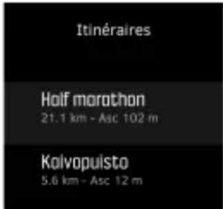 SUUNTO Spartan Sport 1.2 - Itinéraires - 2