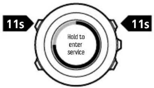 SUUNTO AMBIT3 Sport 1.0 - Menu de maintenance - 1