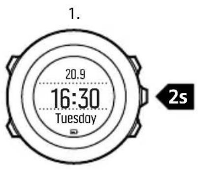 SUUNTO AMBIT3 Sport 1.0 - Réglage des paramètres - 1