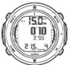 SUUNTO D6i - Plongée en mode GAUGE (Profondimètre)(DIVEgauge) - 3