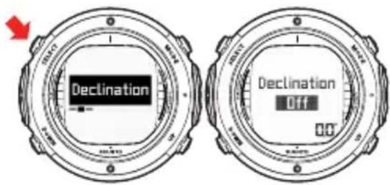 SUUNTO D6i - Déclinaison - 1