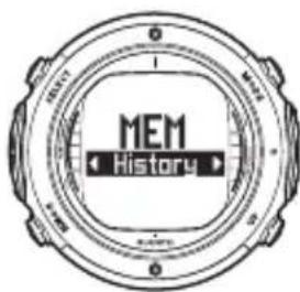 SUUNTO D6i - Historique des plongées en apnée - 1