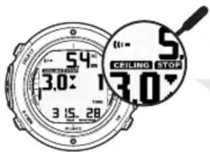 SUUNTO D6i - Paliers de décompression obligatoires - 1