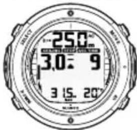 SUUNTO D6i - Affichage en dessous du plancher - 1