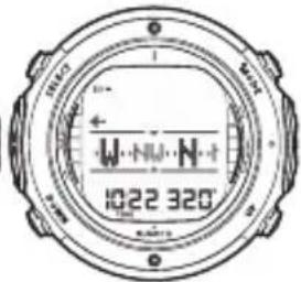 SUUNTO D6i - Utilisation de la boussole - 3