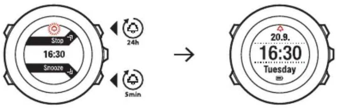 SUUNTO AMBIT2 R 1.0 - Paramétrage de l'alarme - 2