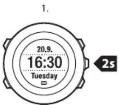 SUUNTO AMBIT2 R 1.0 - Modification des paramètres d'heure - 1