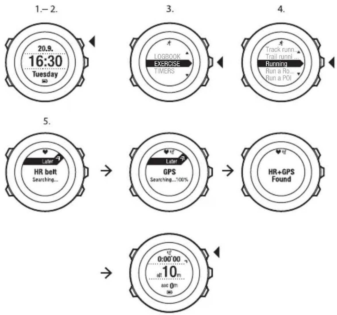 SUUNTO AMBIT2 R 1.0 - Enregistrement de l'altitude - 1