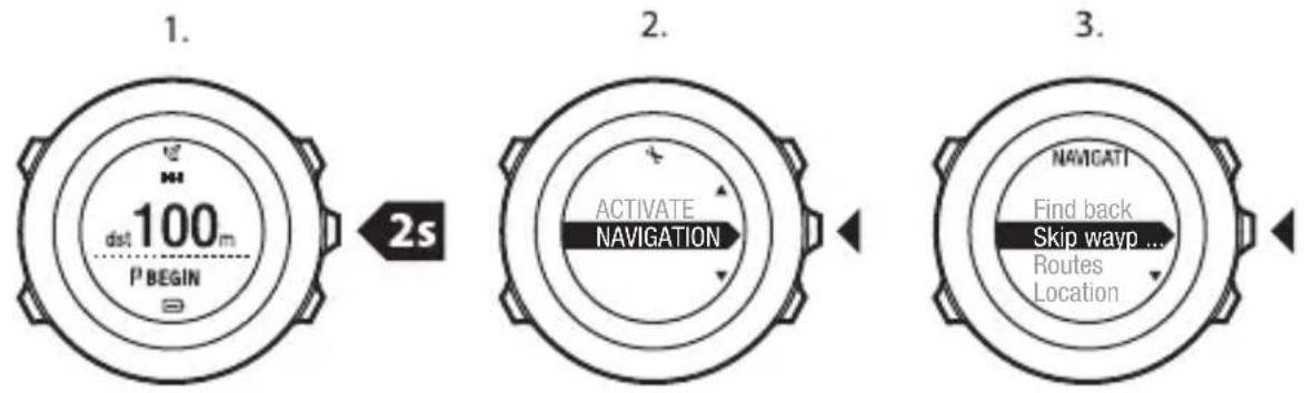 SUUNTO AMBIT2 R 1.0 - Navigation le long d'un itinéraire - 3