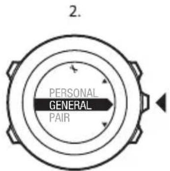 SUUNTO AMBIT2 R 1.0 - Modification des paramètres d'heure - 2