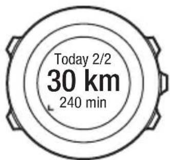 SUUNTO AMBIT2 R 1.0 - Utilisation des entraînements planifiés - 2