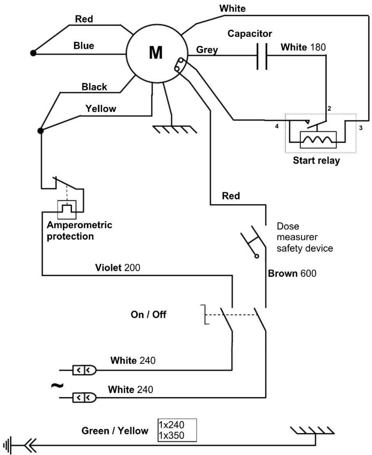 Santos N° 40A - 110-120V 50/60Hz wiring diagram - 3