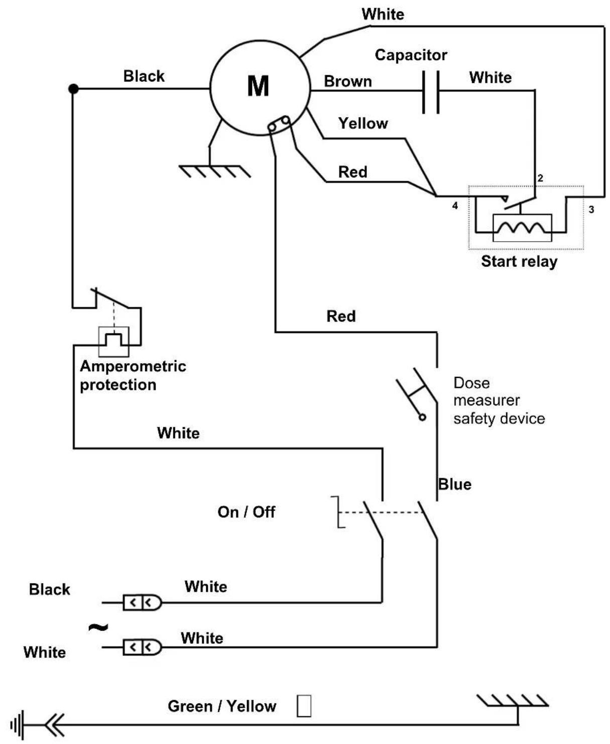 Santos N° 40A - 110-120V 50/60Hz wiring diagram - 1