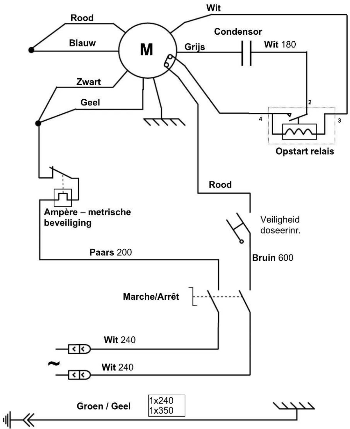 Santos N° 40A - Elektrisch schema 110-120V 50/60Hz - 3