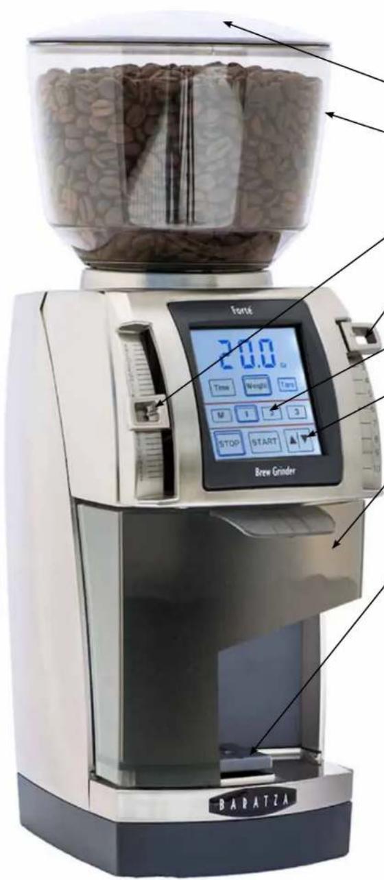 Baratza Forte - Identification des PIECES - 1