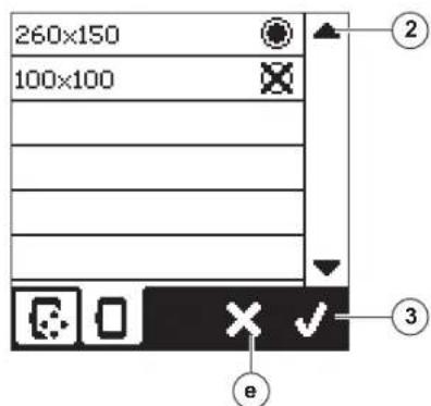260×150 100×100 ② ③ e