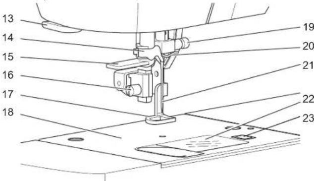 SINGER Superb EM200 - Hauptteile - 4