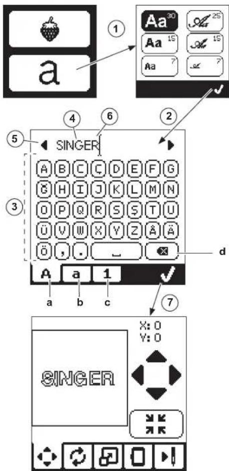 a 1 Aa 30 2S Aa 1S Aa 1S Aa ? 2 4 6 2 5 SINGER A B C C D E F G G H I J K L M N O P Q R S S T U U V W X Y Z A A ö , . _ d A a 1 ✓ a b c 7 SINGER X: 0 Y: 0