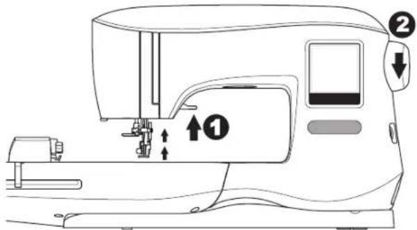 SINGER Superb EM200 - PRÉPARER À ENFILER LA MACHINE - 1