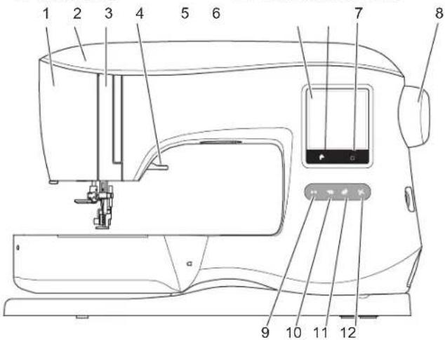 SINGER Superb EM200 - Hauptteile - 3