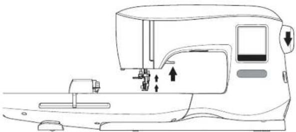 SINGER Superb EM200 - BORDUURRING BEVESTIGEN OP DE MACHINE - 1